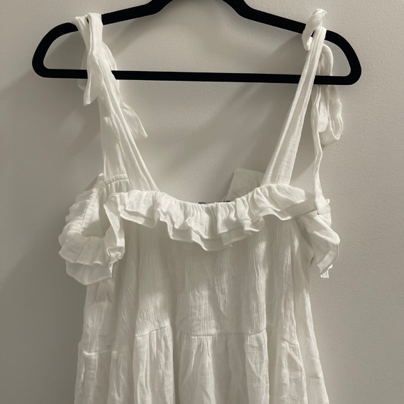 All White Mini Dress - Picture 6 of 7